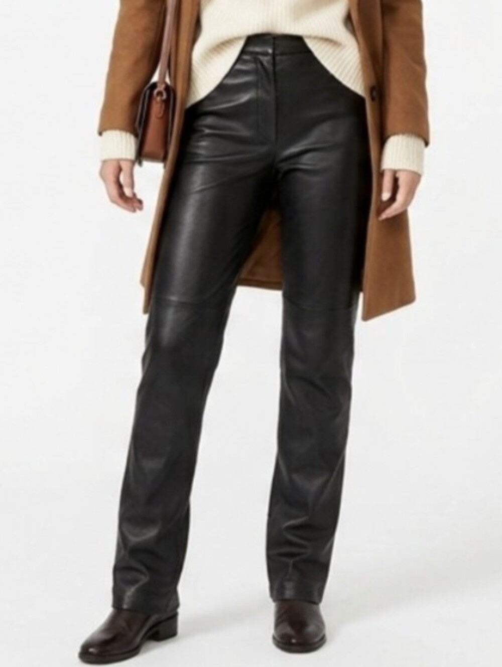 Vintage Wilsons Leather Maxima Black Leather Pants Size.10 Womens